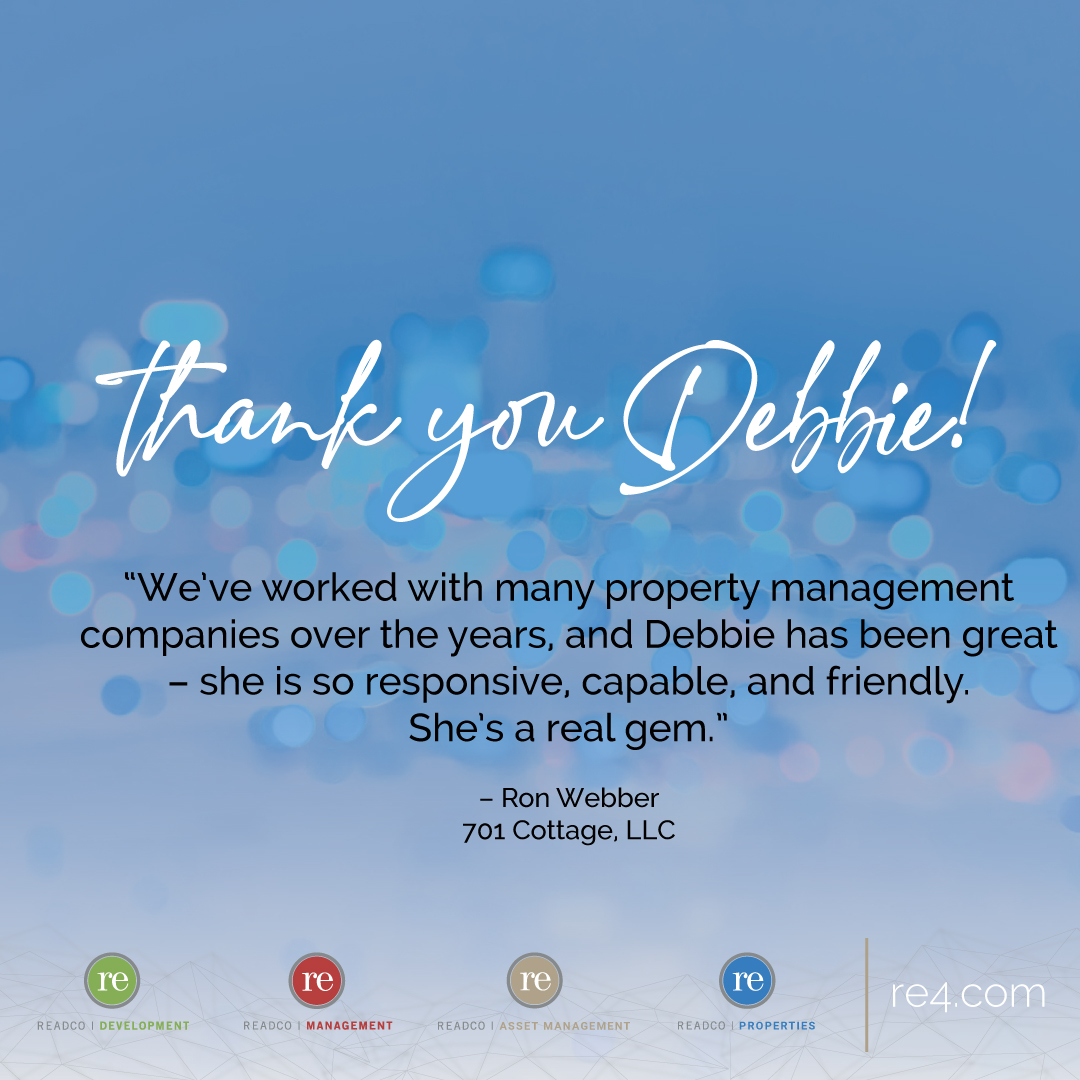 Thank You – Property Management Feed Back